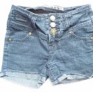 GIRLS SHORTS HOT PANTS BLUE DENIM AGE 11 YEARS NEW LOOK