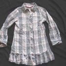 GIRLS SHIRT TOP AGE 6-7 YEARS CHECKED