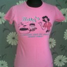 LADIES T SHIRT TOP SIZE 10 DUNLOP PINK