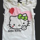 GIRLS T SHIRT TOP AGE 4-5 YEARS HELLO KITTY WHITE