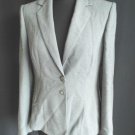 LADIES SUIT JACKET SIZE 12 PETITE LAURA ASHLEY GREY NEW