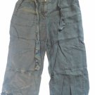 LADIES CROPPED TROUSERS SUMMER TROUSERS SIZE 14 BLACK NEXT