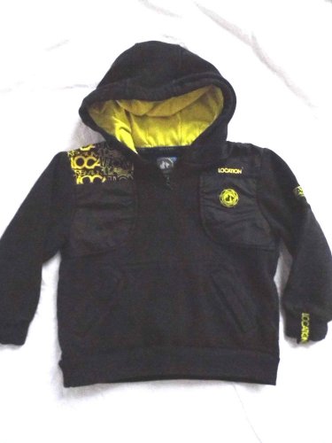 Boys Jumper Hoodie Age 4 Years Black Location