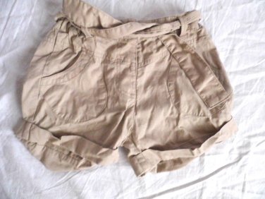 Girls Shorts Summer Shorts Age 3-4 Years Brown