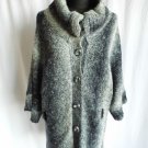 LADIES CARDIGAN TOP SIZE 16 GREY MIX COLOUR