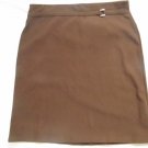 Ladies Skirt Party Skirt Size 18 Brown Knee Length