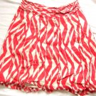 Ladies Skirt Party Skirt Size 22 Monsoon Red & Cream Swirls