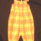 GIRLS TROUSERS ALL IN ONE AGE 3-4 YEARS CHECKED