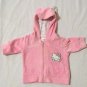 BABY GIRLS TOP JACKET AGE NEWBORN PINK HELLO KITTY