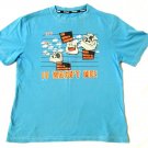 BOYS T SHIRT TOP AGE 9-10 YEARS BLUE