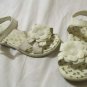 GIRLS SHOES SUMMER SHOES SIZE 10 WHITE