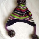 Girls Hat Winter Hat Age 1-2 Years Striped