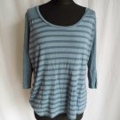 LADIESA TOP SWEATER SIZE 16 DENIM BLUE COLOUR MARKS AND SPENCER