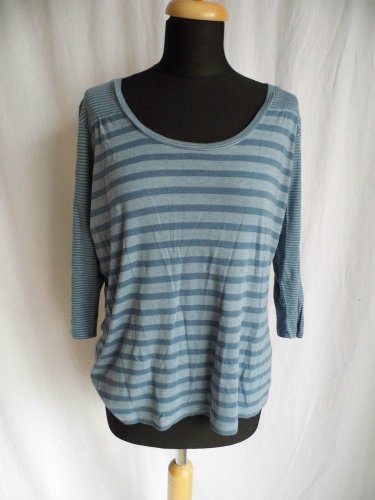 LADIESA TOP SWEATER SIZE 16 DENIM BLUE COLOUR MARKS AND SPENCER