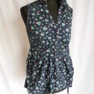 LADIES TOP BLOUSE SHIRT SIZE 12 FLORAL