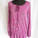 LADIES TOP PARTY TOP SIZE 12 MAGENTA DOLOUR MARKS AND SPENCER