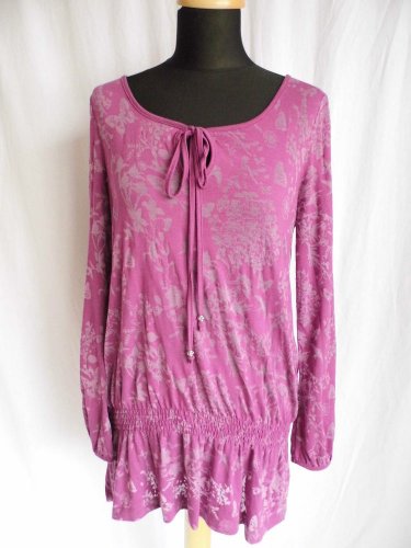 LADIES TOP PARTY TOP SIZE 12 MAGENTA DOLOUR MARKS AND SPENCER