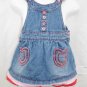 BABY GIRLS DENIM DRESS AGE 3-6 MONTHS