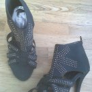LADIES HIGH HEEL SHOES SIZE 3 GREY