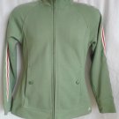LADIES TRACKSUIT TOP ACTIVEWEAR SIZE 12 GREEN ADIDAS