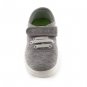 Infant Kids Girls Boys Casual Plimsolls Velcro Grey Pumps Shoes Size 9
