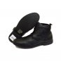 Men BLACK Faux Leather MILITARY STYLE Lace-Up Work Office ANKLE Shoe UK 10