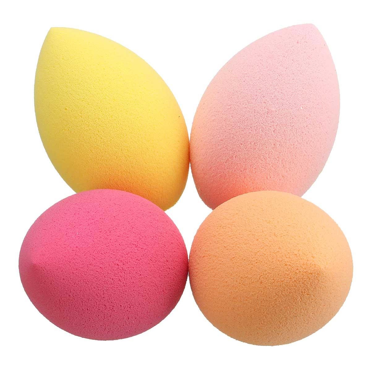 4Pcs Oblique Soft Makeup Facial Sponge Foundation Powder Puffs
