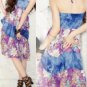Hot Sale Splicing Off Shoulder Dress