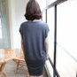 Comfortable Lace Embellished Maternity Dress Deep Grey