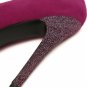 Sexy Night Club All Match High Heel Peep-toe Red