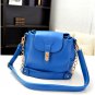 Vogue Pure Color Chain Bucket Bag Wine Red