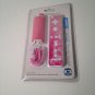 Wii Remote Cachet Pink Flower Design With Pink Strap