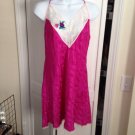 Hot Pink Nighty Floral Damaske Print