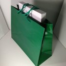 Green Glossy Gift Bag Lot Of 10 Perfect For Christmas And Gifts
