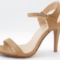 New Women Nude Open Toe Strappy Heels Size 6.5