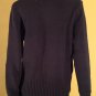 NWT NorthCrest Black Gray Nordic Fair Isle Knit V-Neck Toggle Button Cardigan, S