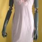 Vintage 1950's Van Roalte Pink Nylon Lace Full Slip, Size 36