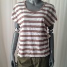 NWT Willow Bay Striped High-Low Hemline T-Shirt, Small