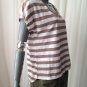 NWT Willow Bay Striped High-Low Hemline T-Shirt, Small
