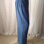 NWT Alfred Dunner Blue Flat Front Proportioned Short Comfort Waist Slacks, Size