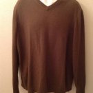 Old Navy Men's Dark Green Wool Blend V-Neck Sweater, XL