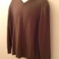 Old Navy Men's Dark Green Wool Blend V-Neck Sweater, XL