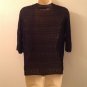 NWT Notations Black Open Front Short Sleeve Cardigan, S, L, XL