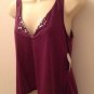 NWT Weavers Purple Sequined Tank Top, Medium