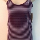 NWT Energie Juniors Stretch Plum Striped Cami, Available in S, M, L