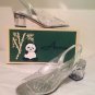 NIB 7M Annie Bonnie Medium Heel Dressy Silver Slingback Sandals