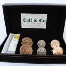 Australian Coin Cufflinks - 3 Pair Set