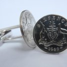 Australian Sixpence Coin Cufflinks