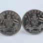 Australian Sixpence Coin Cufflinks