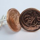 Australian 2 Cent Coin Cufflinks
